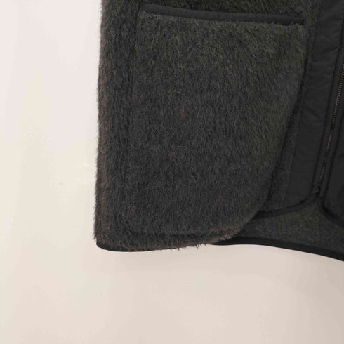 ノースフェイスパープルレーベル THE NORTH FACE PURPLE LABEL 24AW PLAS Wool Fleece Field Vest - Mix Charcoal メンズ import:L