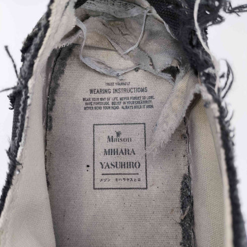 メゾンミハラヤスヒロ Maison MIHARA YASUHIRO PETERSON original sole canvas lowcut sneaker メンズ EUR:44