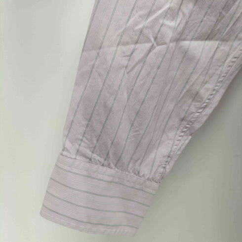 オーラリー AURALEE 24AW SUVIN HIGH COUNT CLOTH STRIPE スタンドシャツ メンズ JPN:5