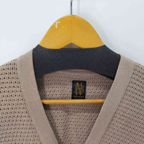 バトナー BATONER 24SS WOODPULP SUMMER KNIT V NECK CARDIGAN メンズ JPN:2