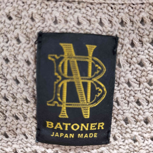 バトナー BATONER 24SS WOODPULP SUMMER KNIT V NECK CARDIGAN メンズ JPN:2