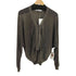 ザラ ZARA メタリックスレッドニットカーディガン レディース import:M