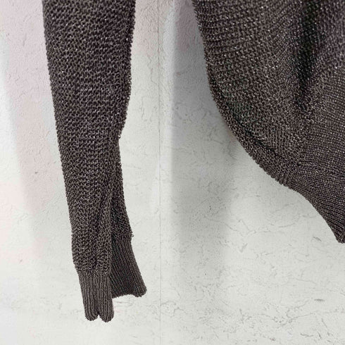 ザラ ZARA メタリックスレッドニットカーディガン レディース import:M