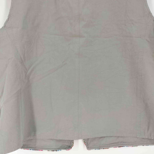 イッセイミヤケ ISSEY MIYAKE 黒タグ 縮絨加工 ジャガード テープ ジレ ベスト メンズ JPN:4