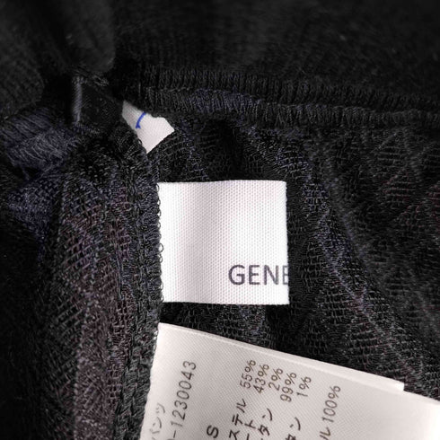 ジーンヘブンズ GENE HEAVENS キルテッドサイドラインログパンツ レディース JPN:1