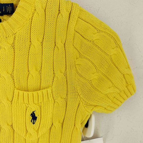 ポロラルフローレン POLO RALPH LAUREN ポニー刺繍 半袖ケーブルニット レディース SP