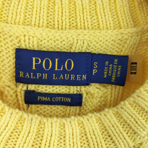 ポロラルフローレン POLO RALPH LAUREN ポニー刺繍 半袖ケーブルニット レディース SP