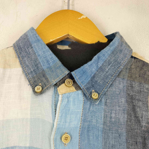 トミーバハマ Tommy Bahama リネン S/S チェックBDシャツ メンズ import:S