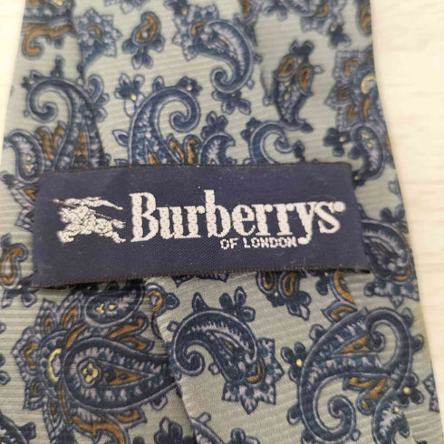 バーバリーズ BURBERRYS シルク100% ペイズリー柄ネクタイ メンズ
