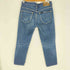 リー Lee PRE ORGANIC COTTON ロゴ 型押し パッチ イエローステッチ ジップフライ スリム デニム パンツ レディース JPN:M