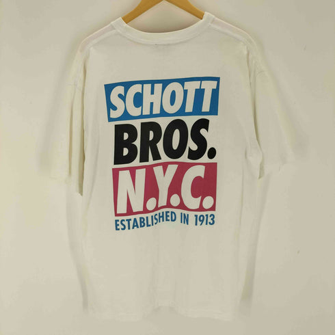 ショット Schott BROSプリント Tシャツ メンズ JPN:XL