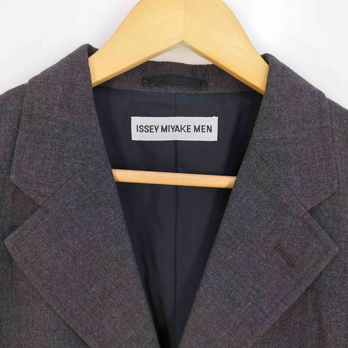 イッセイミヤケメン ISSEY MIYAKE MEN 銀タグ ウール 3B テーラードジャケット メンズ JPN:3