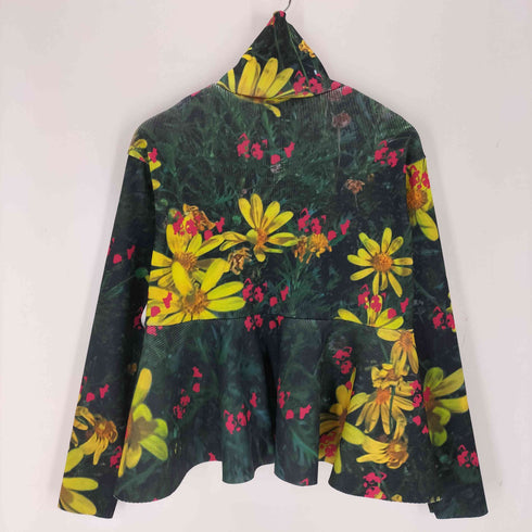 ノントーキョー NON TOKYO PRINT RIB HI-NECK TOP / YELLOW FLOWER レディース FREE