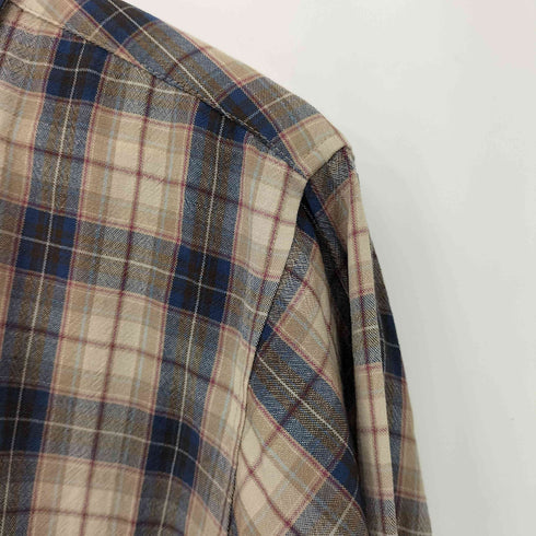 ペンドルトン PENDLETON 70S MADE IN USA ウールチェックシャツ メンズ JPN:L