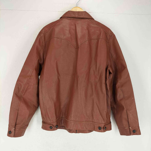 ギャップ Gap 00s OLD レザージップアップブルゾン メンズ XL