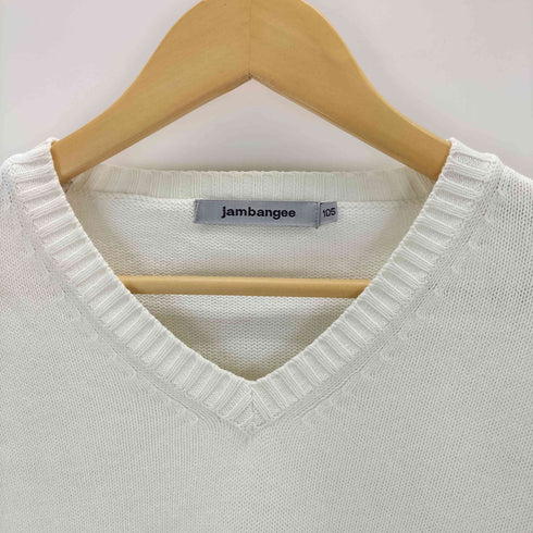 jambangee Vネック コットンニット レディース 105