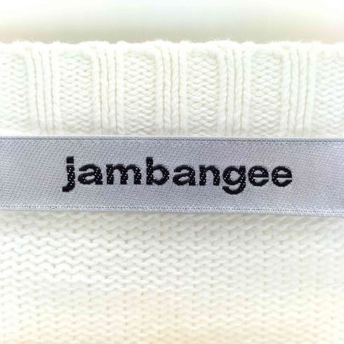 jambangee Vネック コットンニット レディース 105