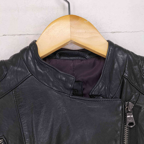 ギャップ Gap 00S レザーダブルライダースジャケット レディース S