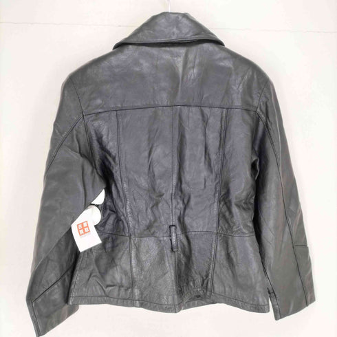 ウィルソン Wilsons Leather レザーテーラードジャケット レディース M