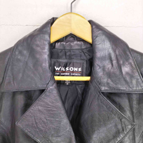 ウィルソン Wilsons Leather レザーテーラードジャケット レディース M