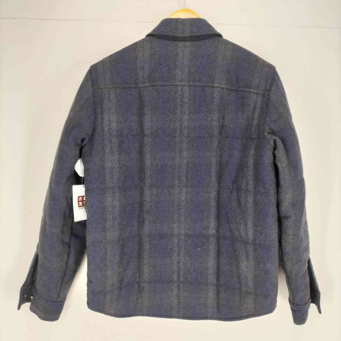 ギャップ Gap チェックウールシャツダウンジャケット メンズ S