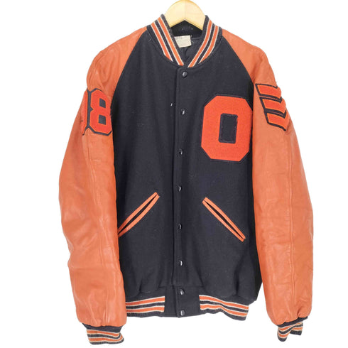 HOWE 80s MADE IN USA 袖レザースタジャン メンズ JPN:XL