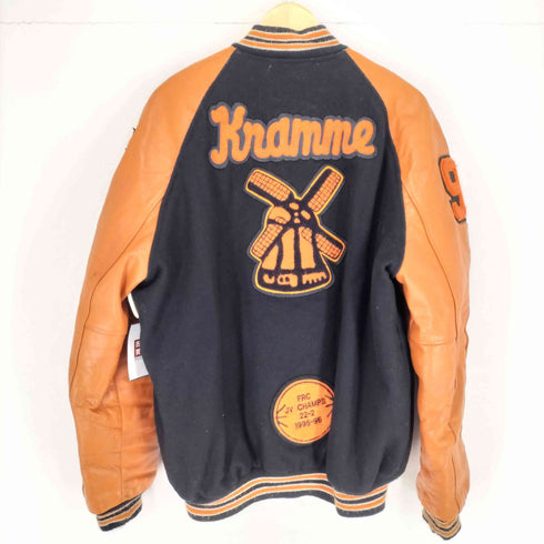 HOWE 80s MADE IN USA 袖レザースタジャン メンズ JPN:XL