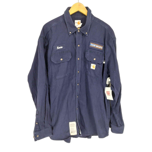 カーハート Carhartt FR Flame Resistant 企業パッチBDワークシャツ メンズ JPN:XL