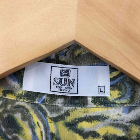 sun for men tokyo コットンレーヨン総柄S/Sシャツ メンズ JPN:L