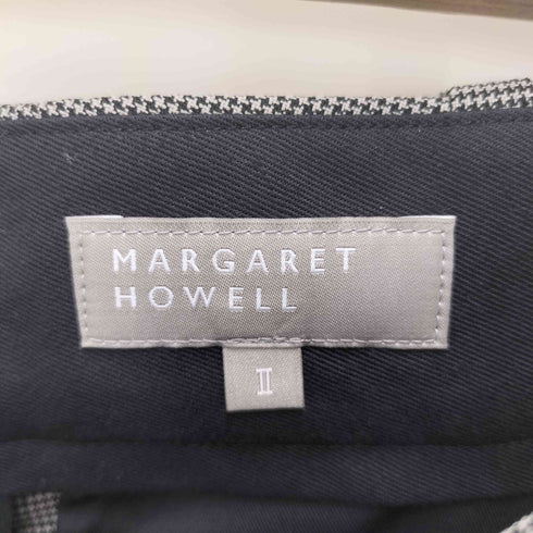 マーガレットハウエル MARGARET HOWELL 千鳥格子 ラップ スカート パンツ レディース JPN:2