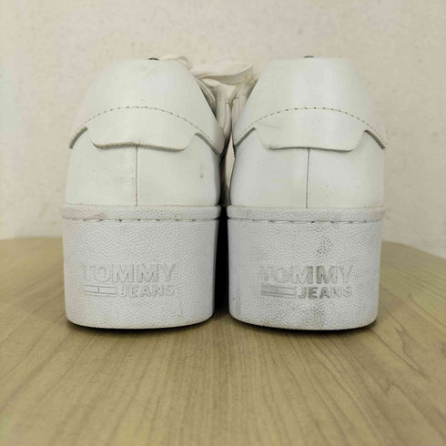 トミージーンズ tommy jeans スターモチーフ厚底スニーカー レディース 24