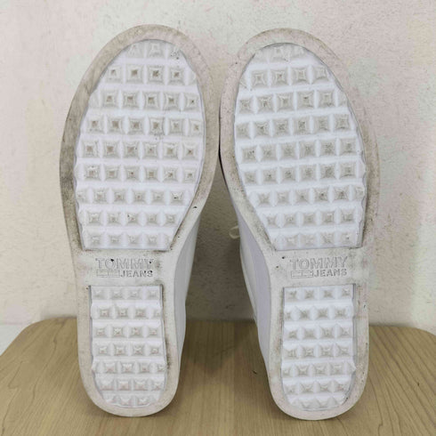 トミージーンズ tommy jeans スターモチーフ厚底スニーカー レディース 24