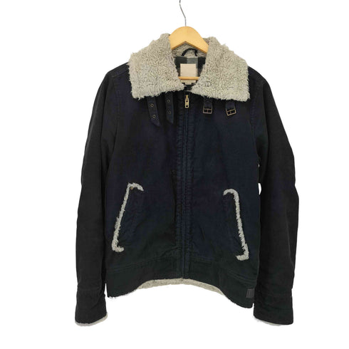 ディーゼル DIESEL 00S 細畝コーデュロイ 襟ボア ジップアップジャケット メンズ import:M