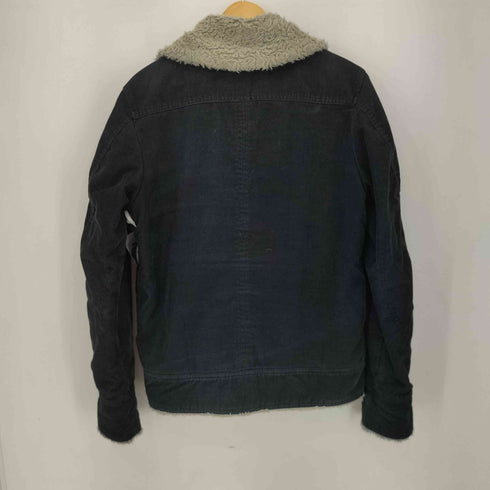 ディーゼル DIESEL 00S 細畝コーデュロイ 襟ボア ジップアップジャケット メンズ import:M