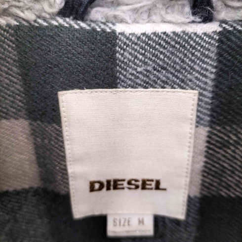 ディーゼル DIESEL 00S 細畝コーデュロイ 襟ボア ジップアップジャケット メンズ import:M