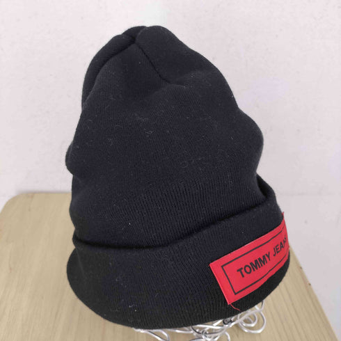 トミージーンズ tommy jeans ロゴ刺繍ニットキャップ メンズ