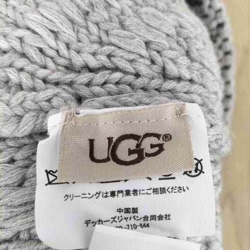 アグ UGG ボンボン付きニットキャップ レディース