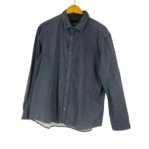 シーケーカルバンクライン ck Calvin Klein L/Sプレーンシャツ メンズ 3L