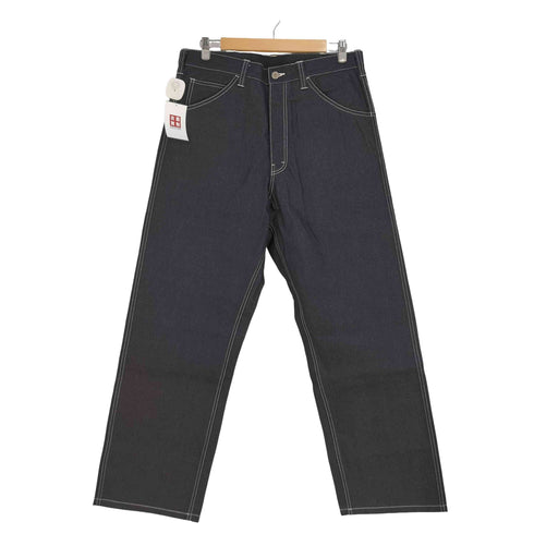 コムデギャルソンオム COMME des GARCONS HOMME ホワイトステッチ ワイド デニムパンツ メンズ JPN:L