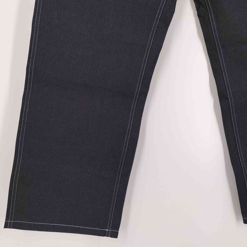 コムデギャルソンオム COMME des GARCONS HOMME ホワイトステッチ ワイド デニムパンツ メンズ JPN:L