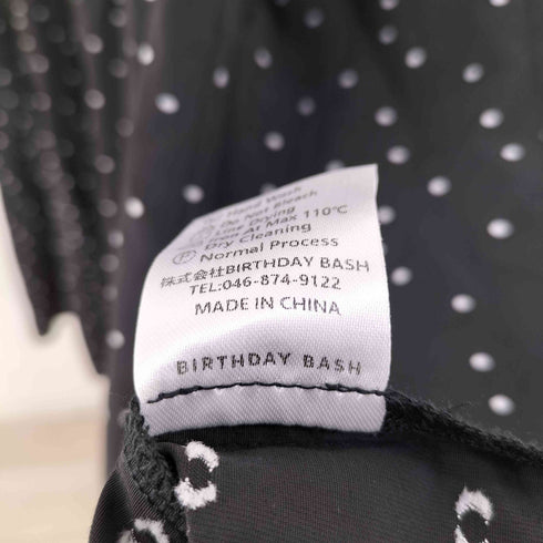 バースデーバッシュ BIRTHDAY BASH Hannah JACQUARD A LINE DOT DRESS レディース
