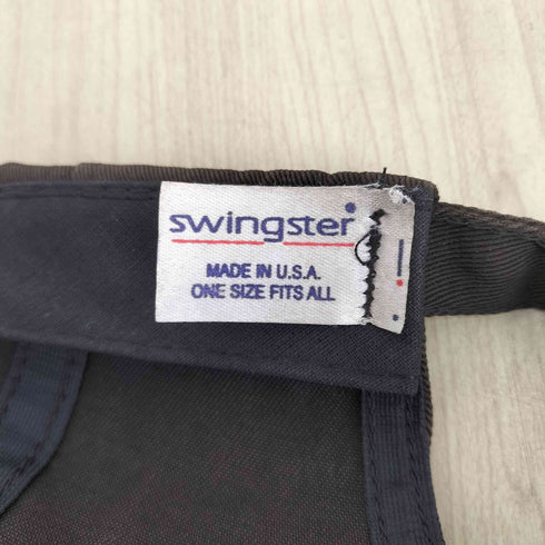 スウィングスター SWINGSTER 80~90S MADE IN USA SATURN レインボー刺繍キャップ メンズ FREE