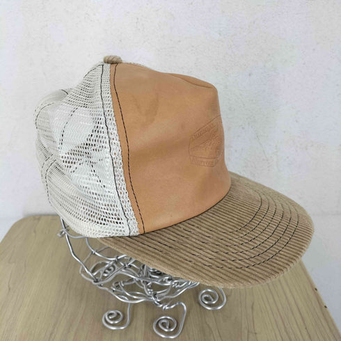 MADE IN USA DURANGO SILVERTON コーデュロイ×レザー メッシュキャップ メンズ FREE
