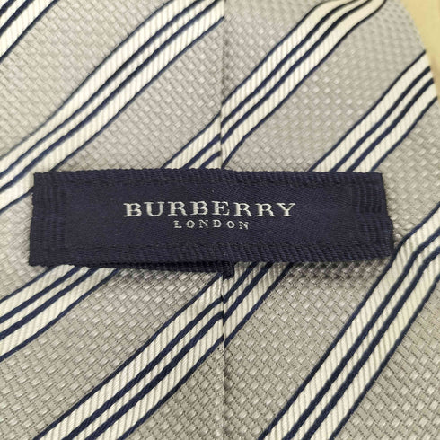 バーバリーロンドン BURBERRY LONDON ストライプ柄シルクネクタイ メンズ