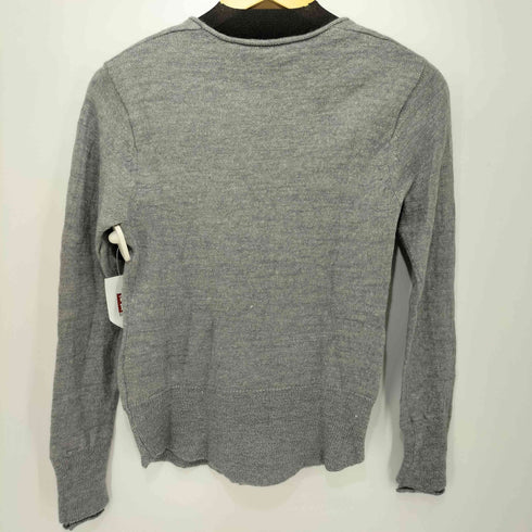 ニールバレット NEIL BARRETT アルパカ リネン混 ロングスリーブニットセーター メンズ import:S