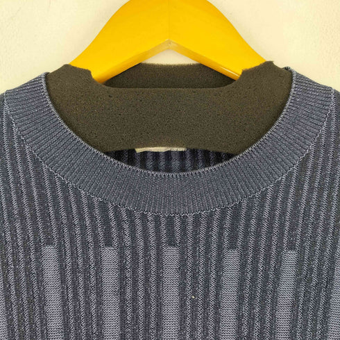 サルヴァトーレフェラガモ Salvatore Ferragamo コットンシルク混ニット メンズ import:L