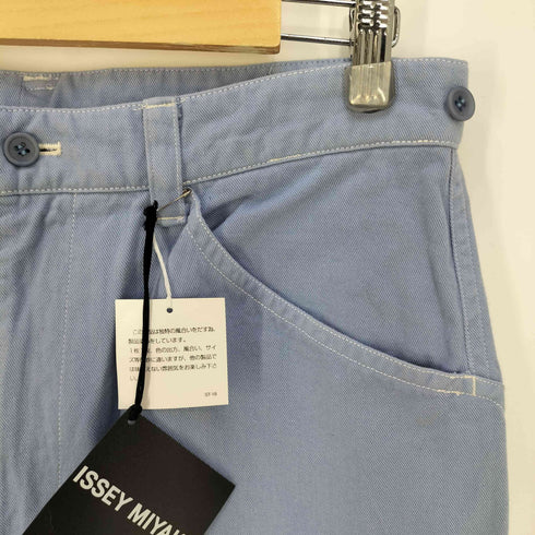 イッセイミヤケ ISSEY MIYAKE 黒タグ 製品染め マルチポケット シーチング クロップドパンツ メンズ JPN:3
