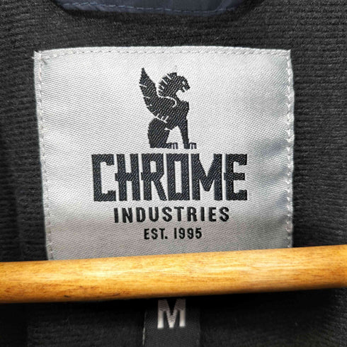 クローム CHROME 両面ロゴプリント コーチジャケット メンズ import:M