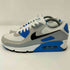 ナイキ NIKE AIR MAX 90 WHITE/PHOTO BLUE メンズ JPN:26