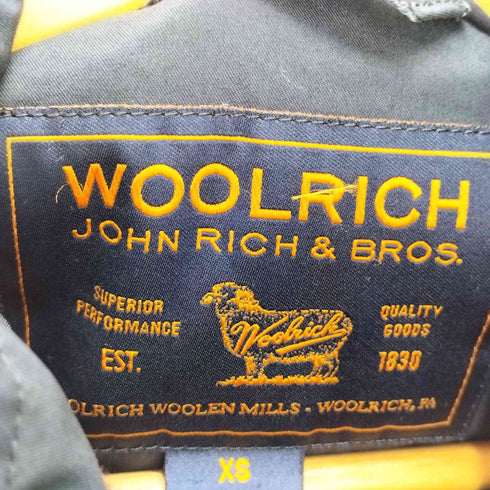 ウールリッチ WOOLRICH ラビットファー付 ロングダウンジャケット レディース import:XS